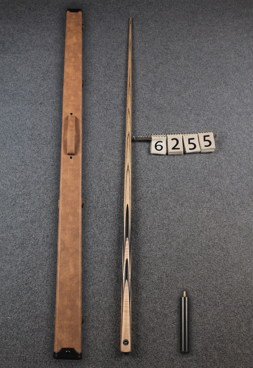 1 piece ash cue curly maple # 6255