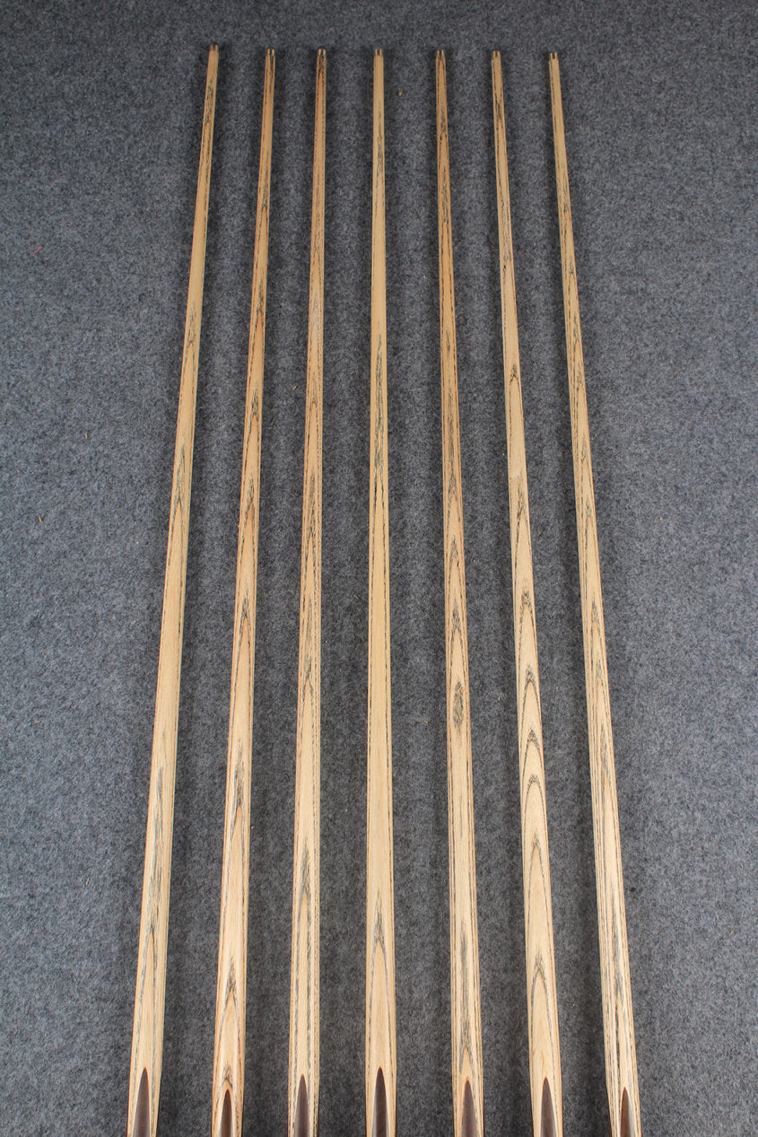 3/4 ash snooker cue  #6258 - #6264