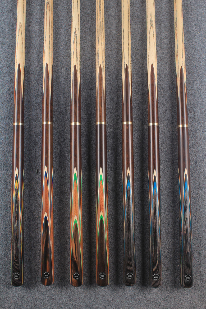 3/4 ash snooker cue  #6265 - #6271 WOODS CUES