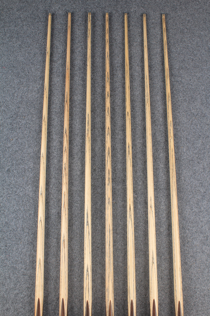 3/4 ash snooker cue  #6265 - #6271 WOODS CUES