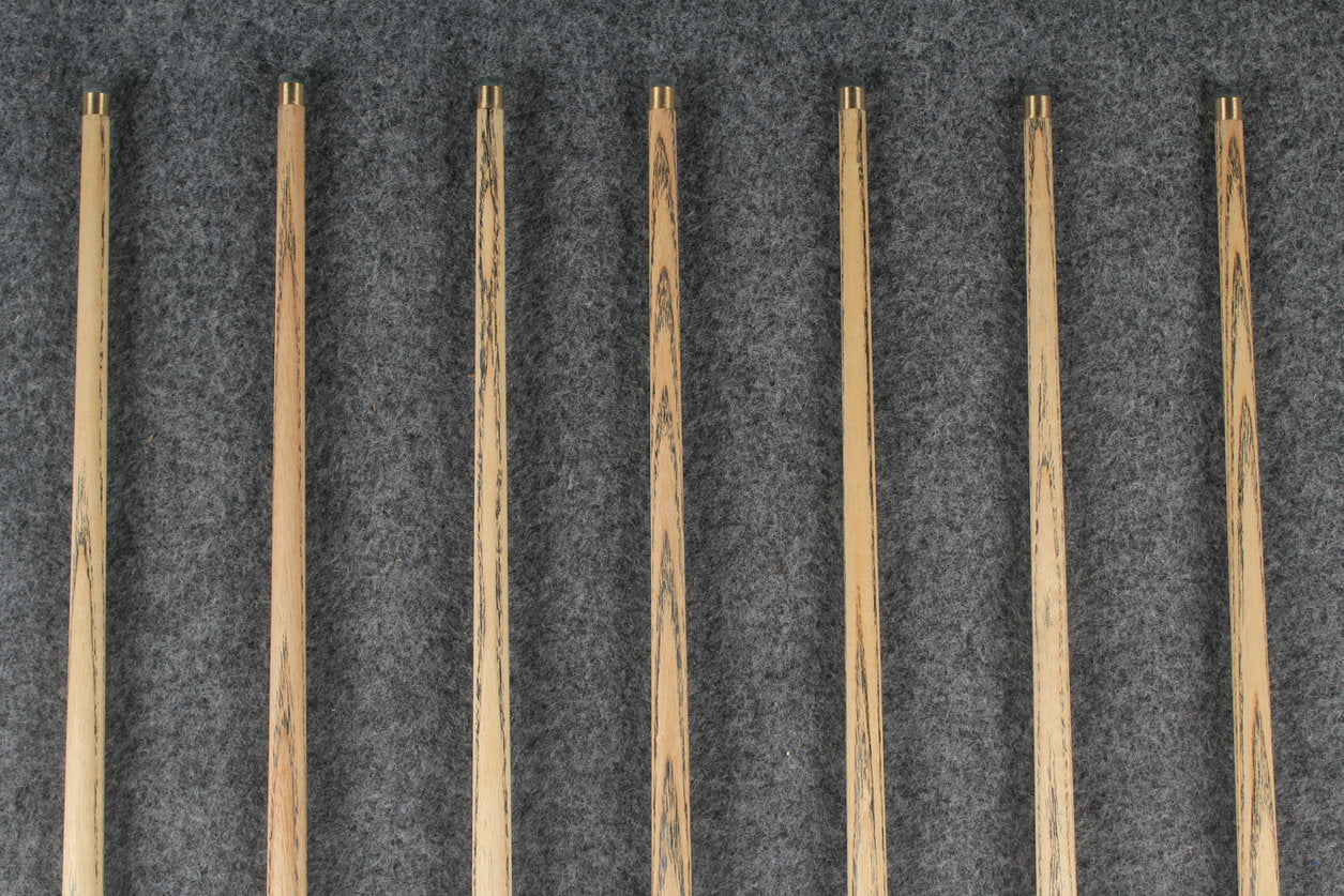 3/4 ash snooker cue  #6265 - #6271 WOODS CUES