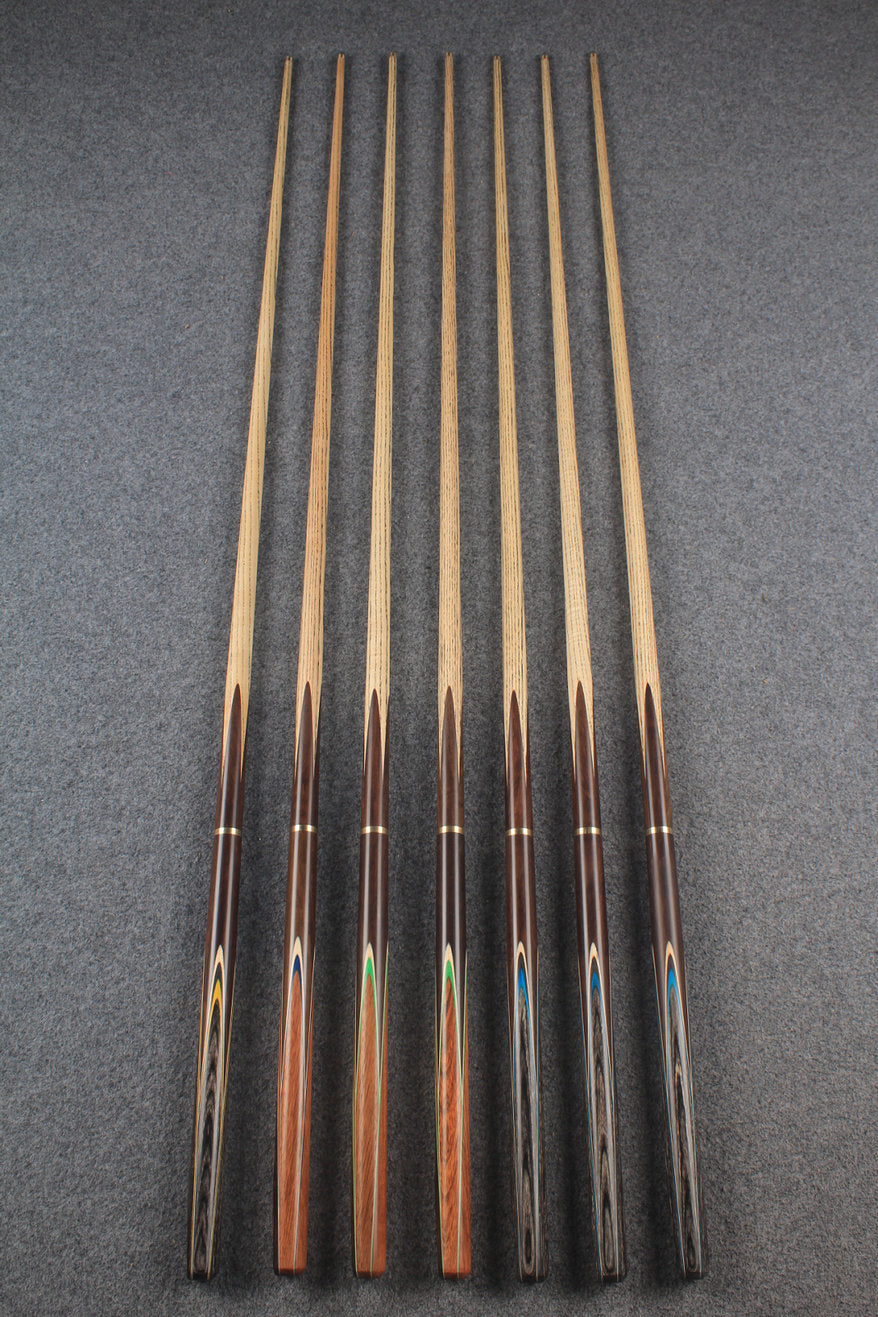 3/4 ash snooker cue  #6265 - #6271 WOODS CUES
