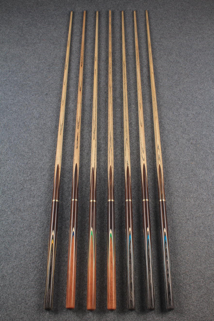 3/4 ash snooker cue  #6265 - #6271 WOODS CUES