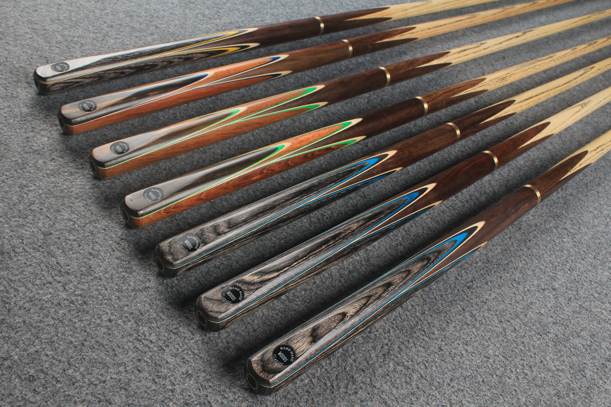 3/4 ash snooker cue  #6265 - #6271 WOODS CUES