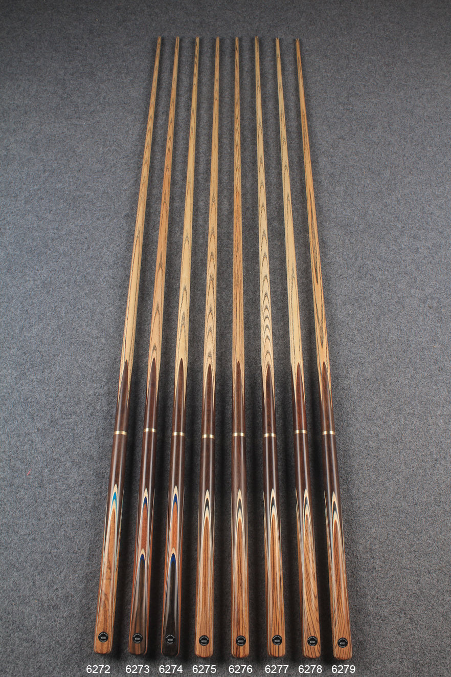 3/4 ash english pool cue  #6272 - #6279