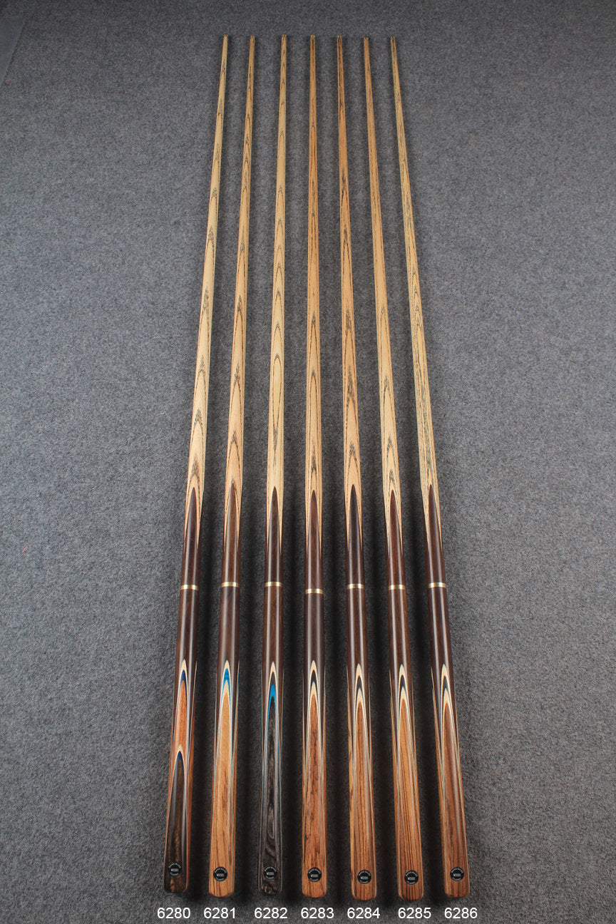 3/4 ash english pool cue  #6280 - #6286