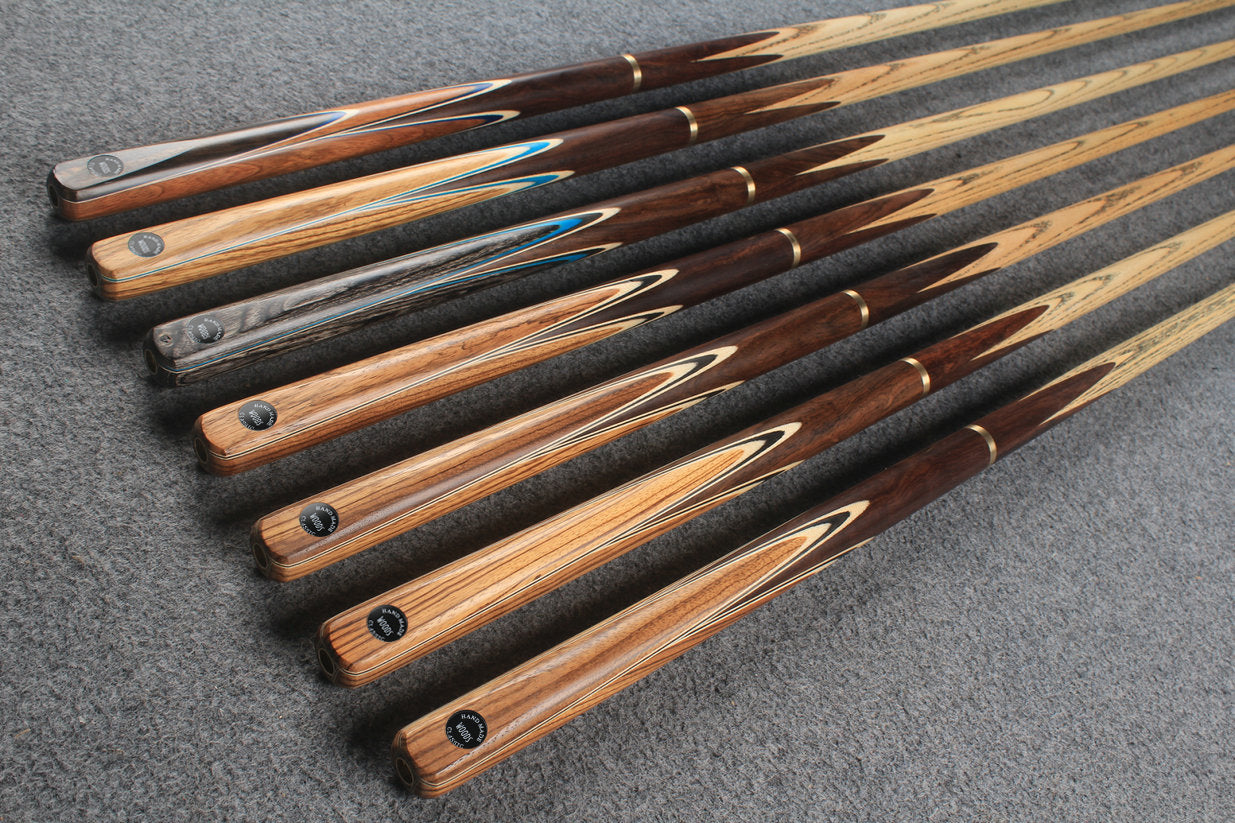 3/4 ash english pool cue  #6280 - #6286 WOODS CUES