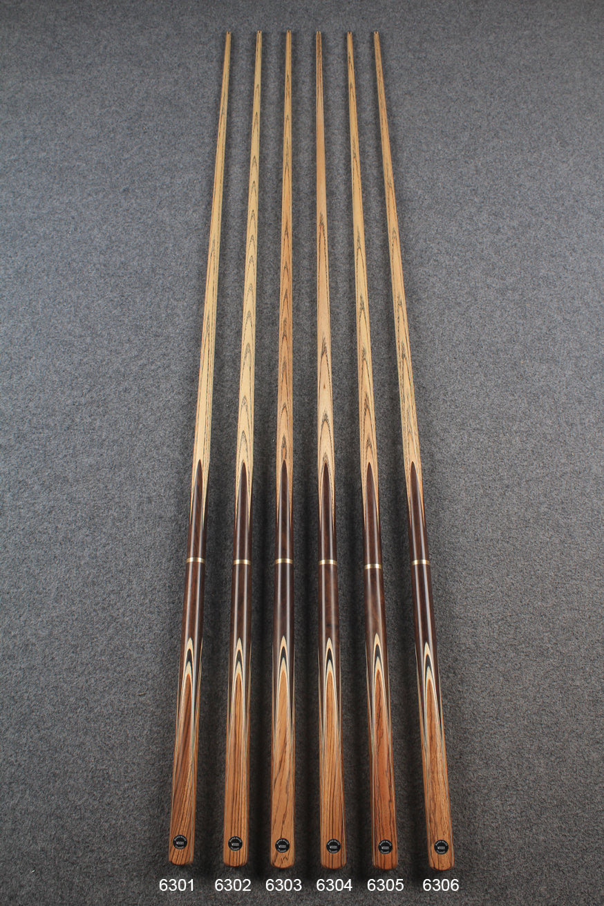 3/4 ash snooker cue  #6301 - #6306 WOODS CUES