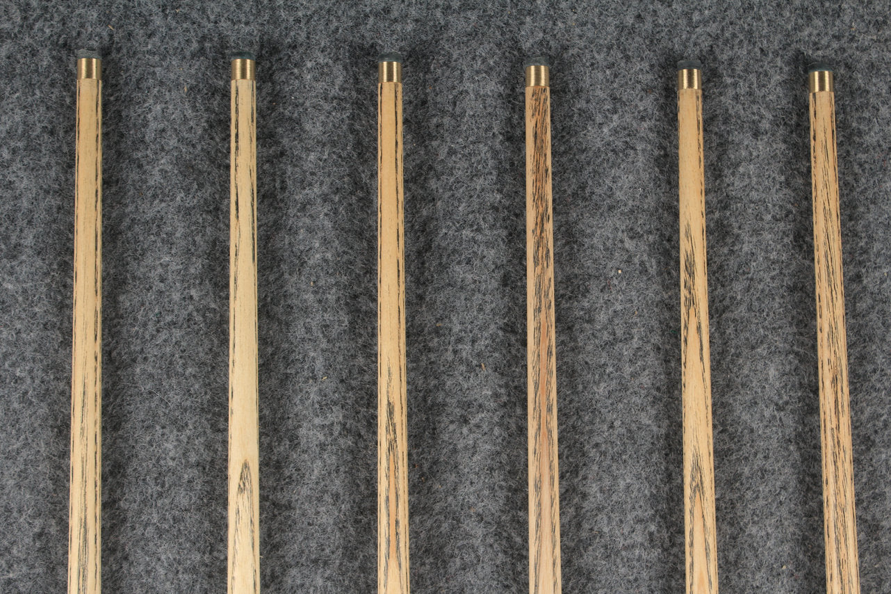 3/4 ash snooker cue  #6301 - #6306 WOODS CUES
