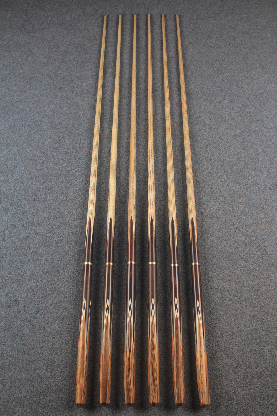 3/4 ash snooker cue  #6301 - #6306 WOODS CUES