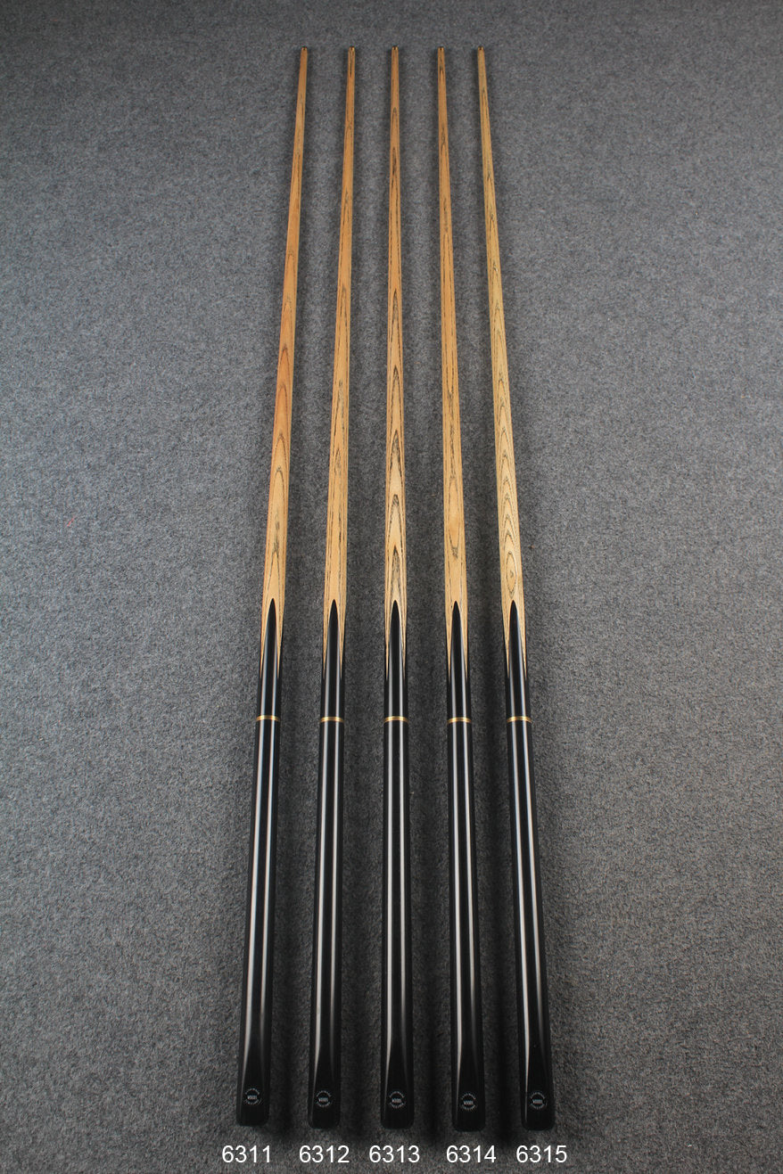 3/4 ash snooker cue  #6311 - #6315