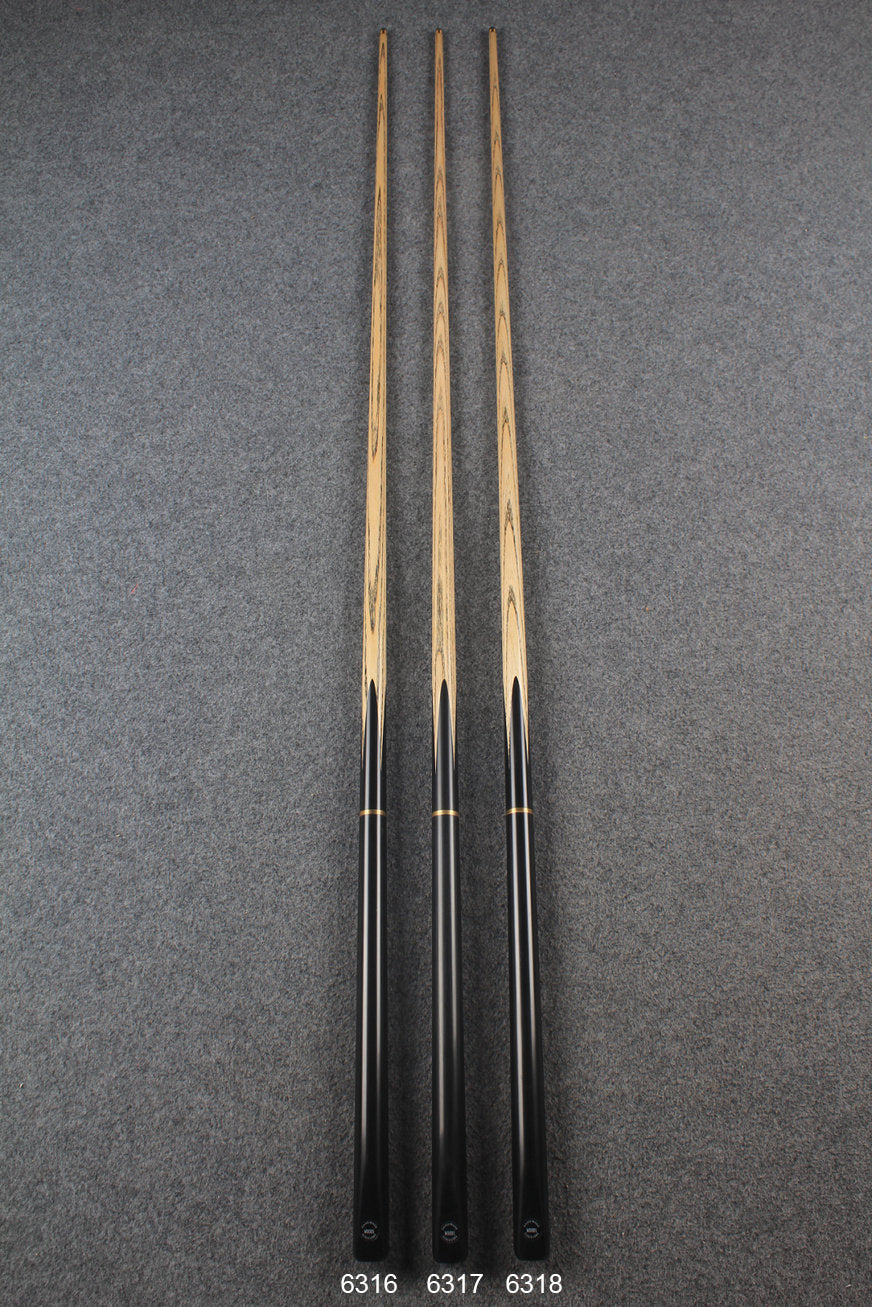 3/4 ash snooker cue  #6316 - #6318
