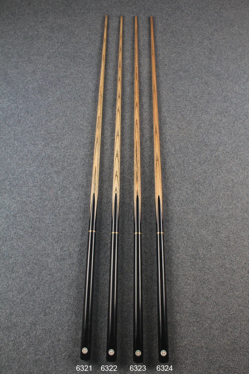 3/4 ash 55'' english pool cue  #6321 - #6324 WOODS CUES