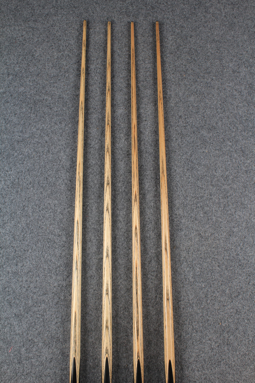 3/4 ash 55'' english pool cue  #6321 - #6324 WOODS CUES