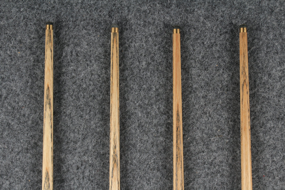 3/4 ash 55'' english pool cue  #6321 - #6324 WOODS CUES