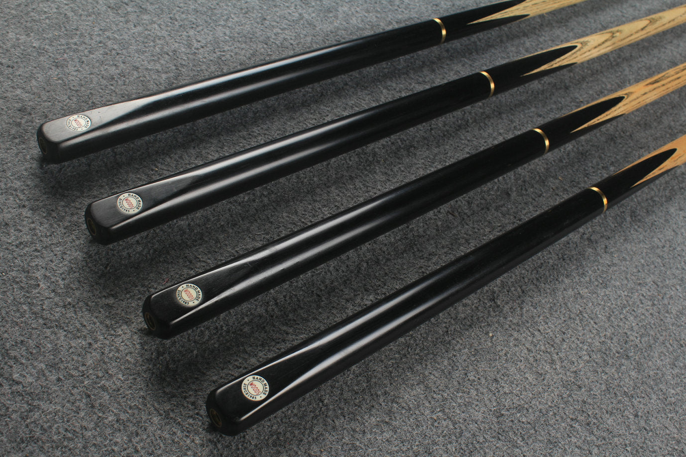 3/4 ash 55'' english pool cue  #6321 - #6324