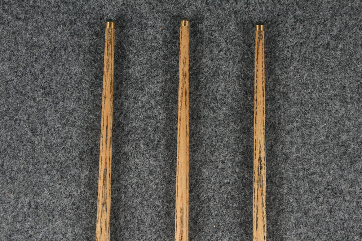 3/4 ash english pool cue  #6326 - #6328 WOODS CUES