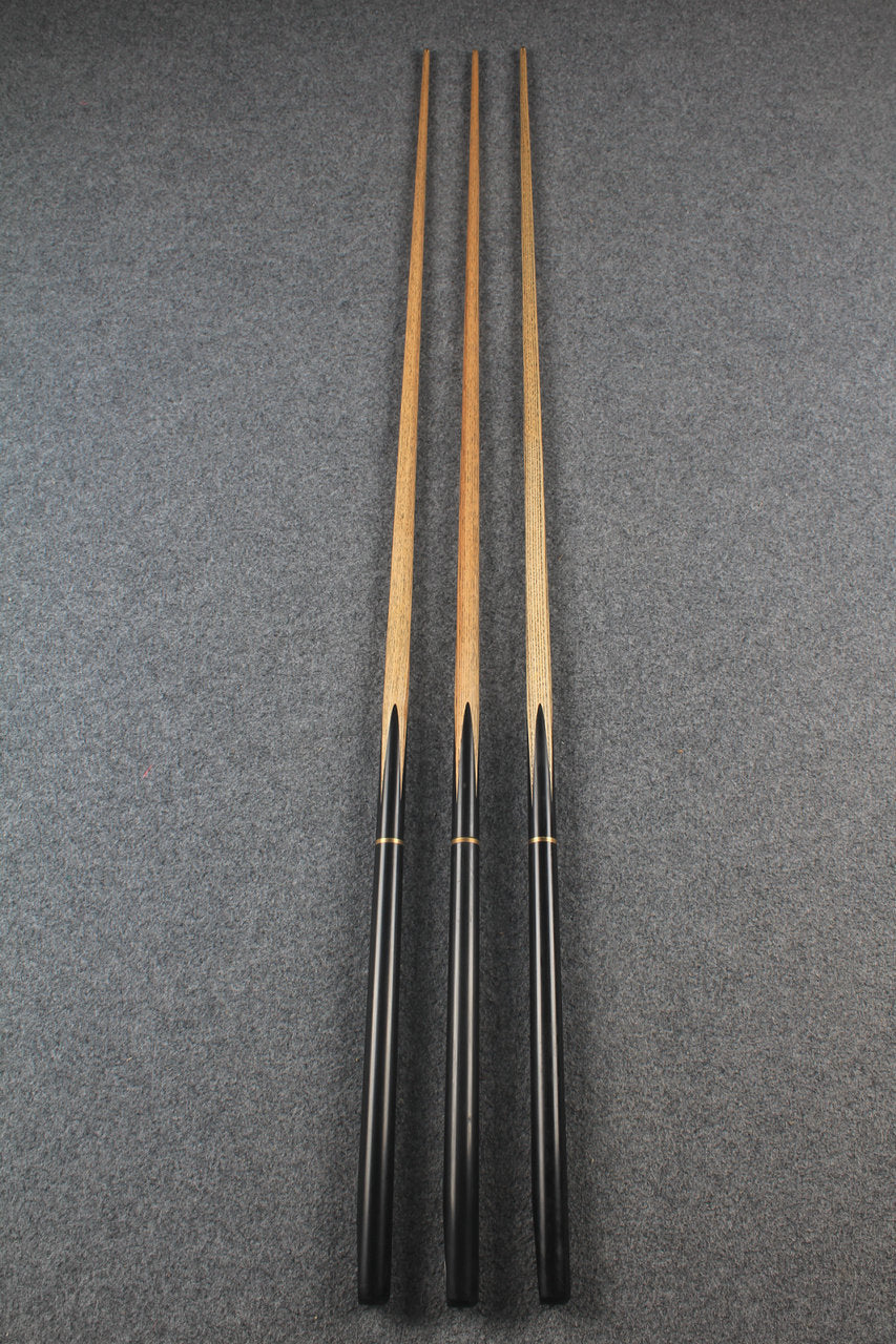3/4 ash english pool cue  #6326 - #6328 WOODS CUES