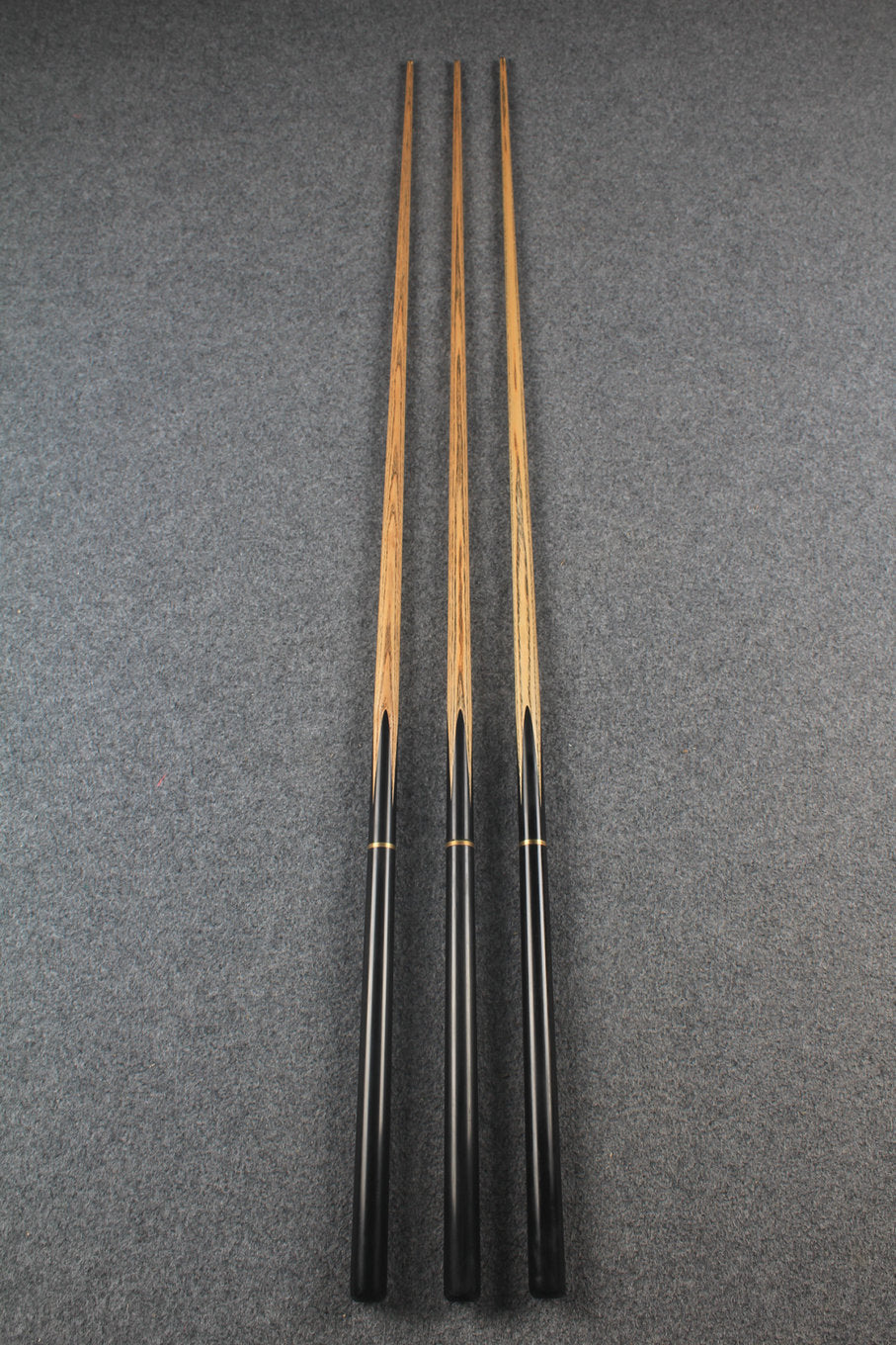 3/4 ash english pool cue  #6326 - #6328 WOODS CUES