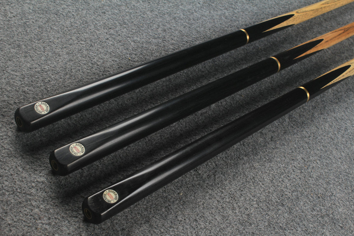 3/4 ash english pool cue  #6326 - #6328 WOODS CUES