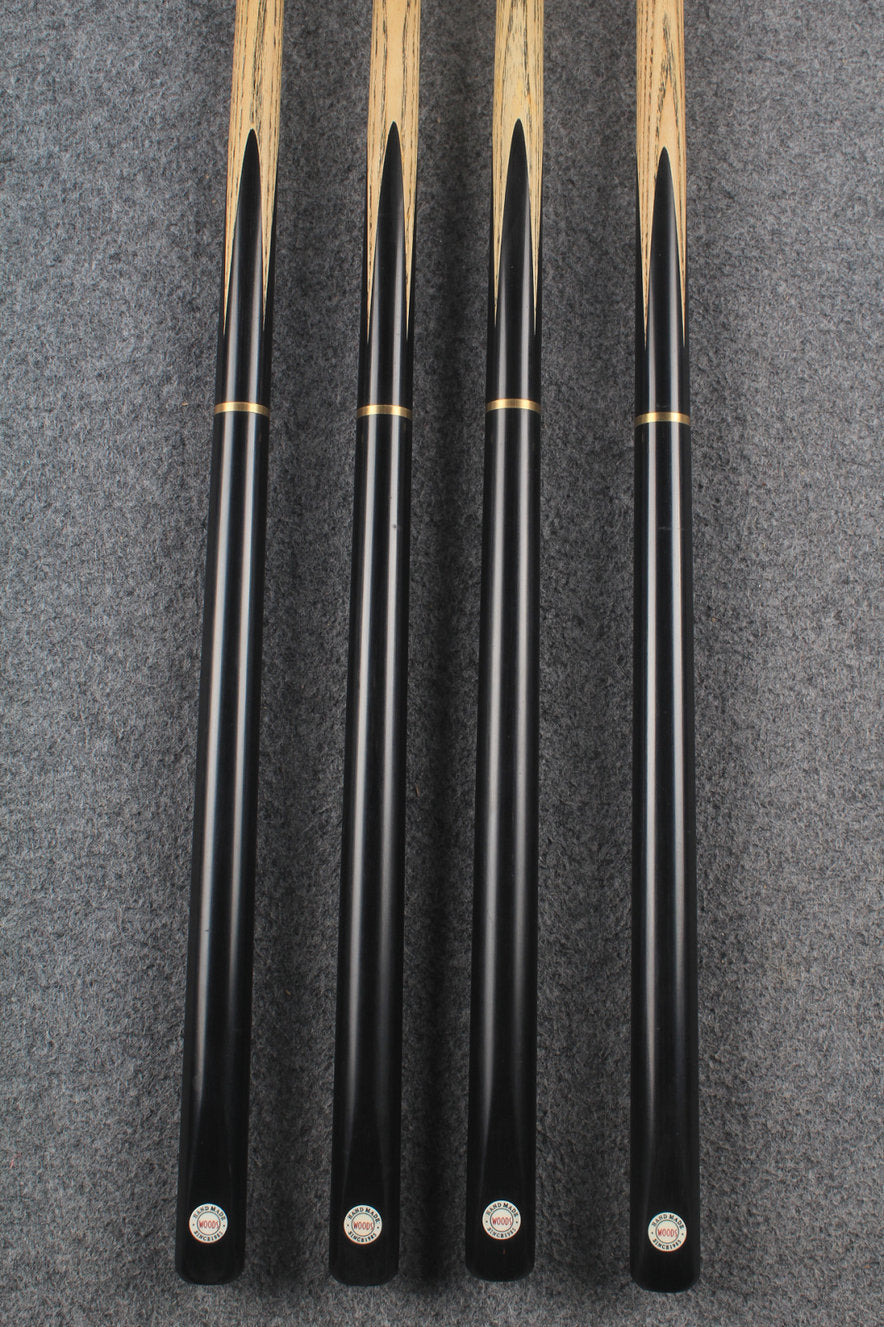 3/4 ash english pool cue  #6354 - #6357 WOODS CUES
