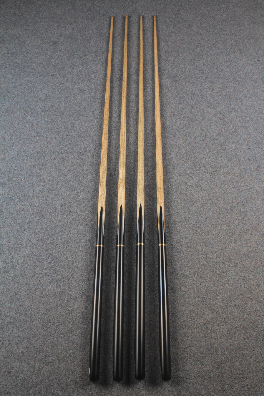 3/4 ash english pool cue  #6354 - #6357 WOODS CUES