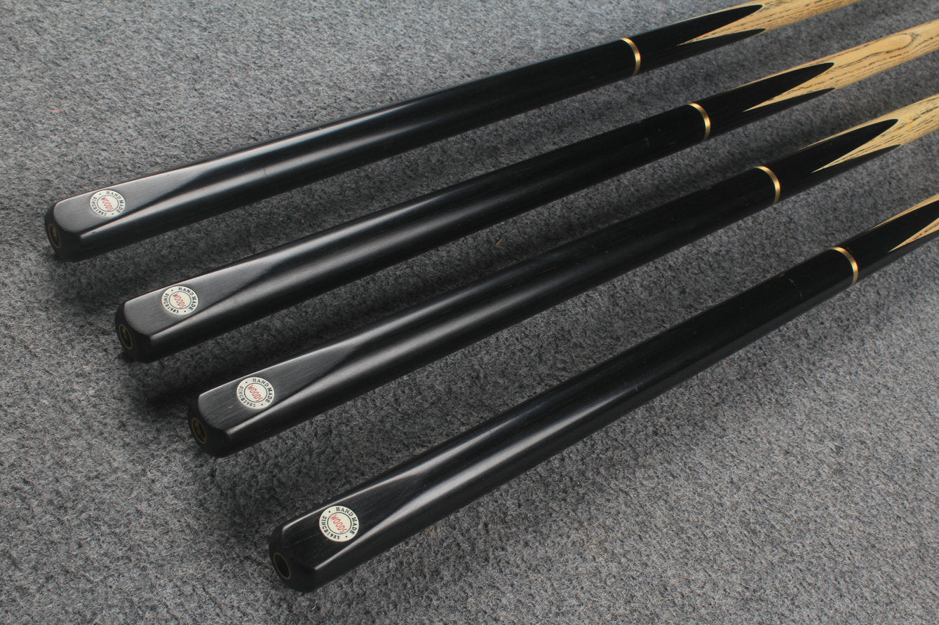 3/4 ash english pool cue  #6354 - #6357 WOODS CUES