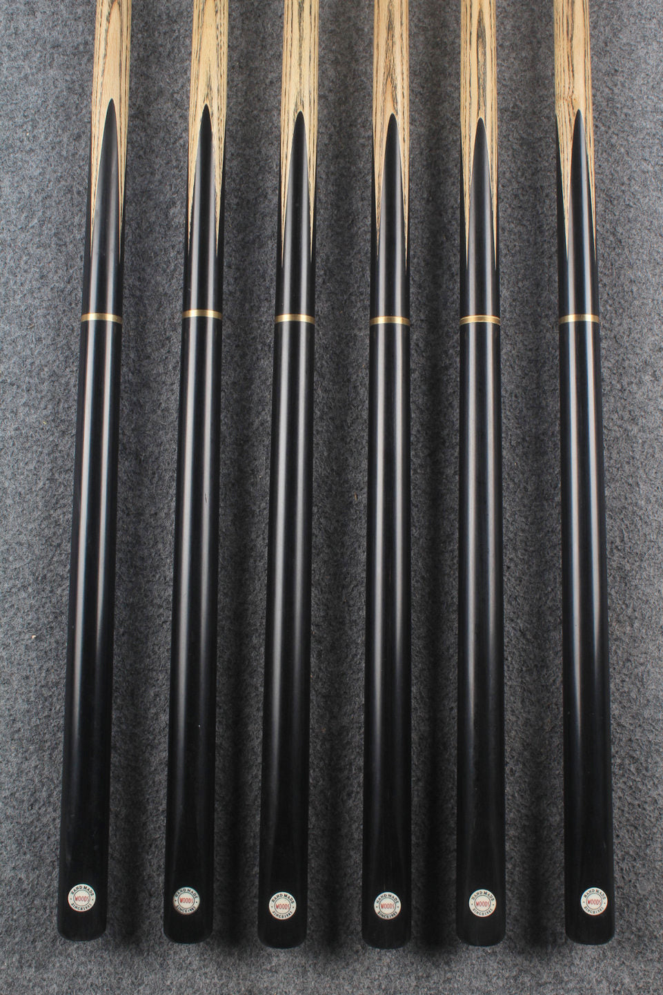 3/4 ash 55'' english pool cue  #6361 - #6366