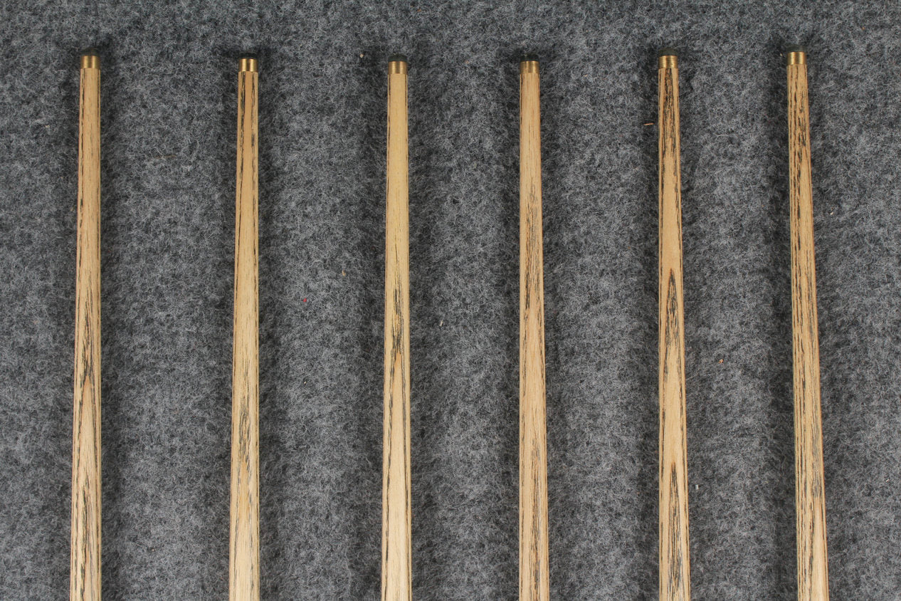 3/4 ash 55'' english pool cue  #6361 - #6366