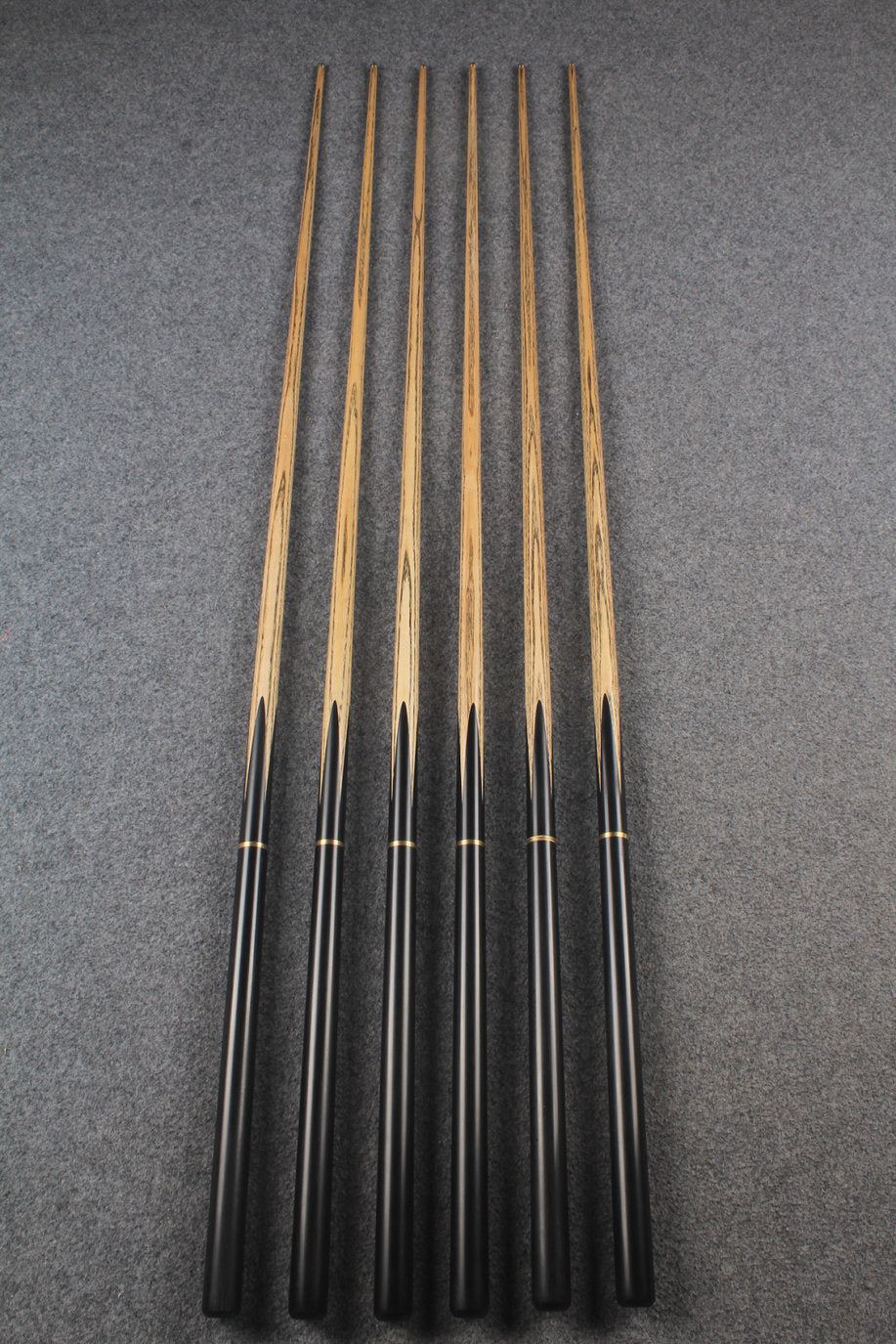 3/4 ash 55'' english pool cue  #6361 - #6366