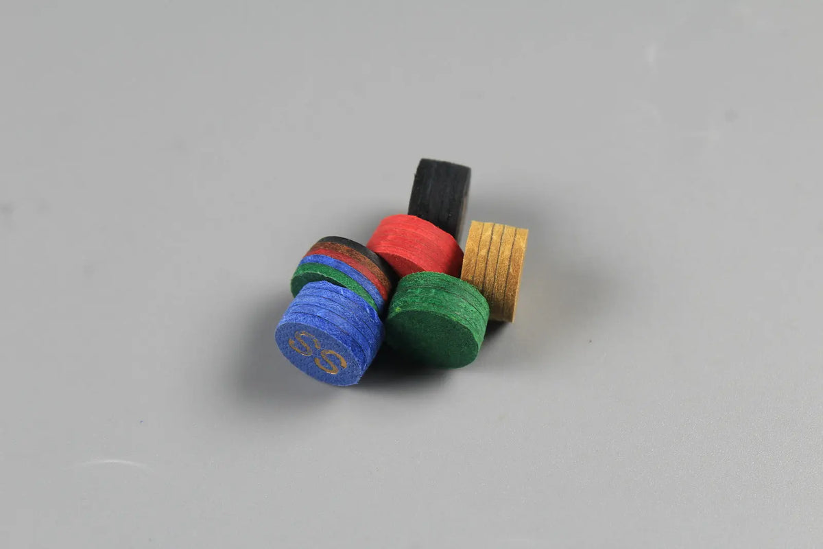 11 mm woods cues tips pig skin layered tips WOODS CUES