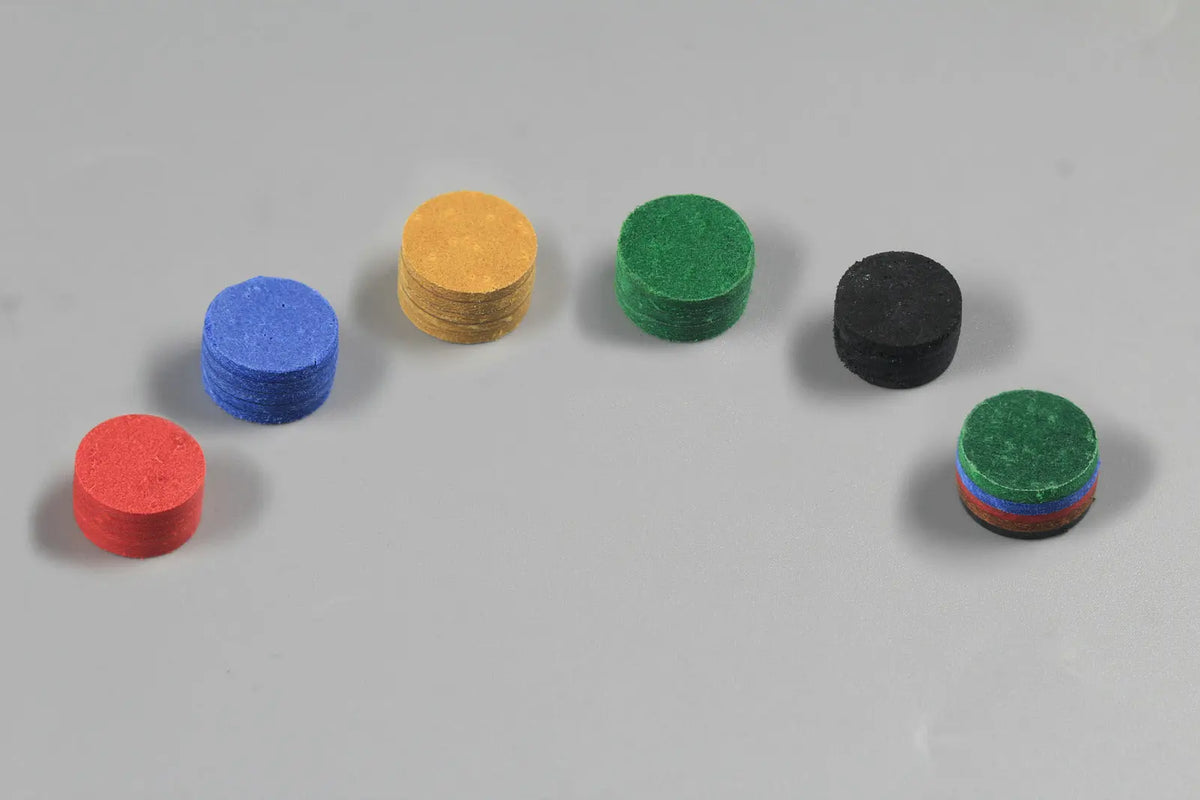 11 mm woods cues tips pig skin layered tips WOODS CUES