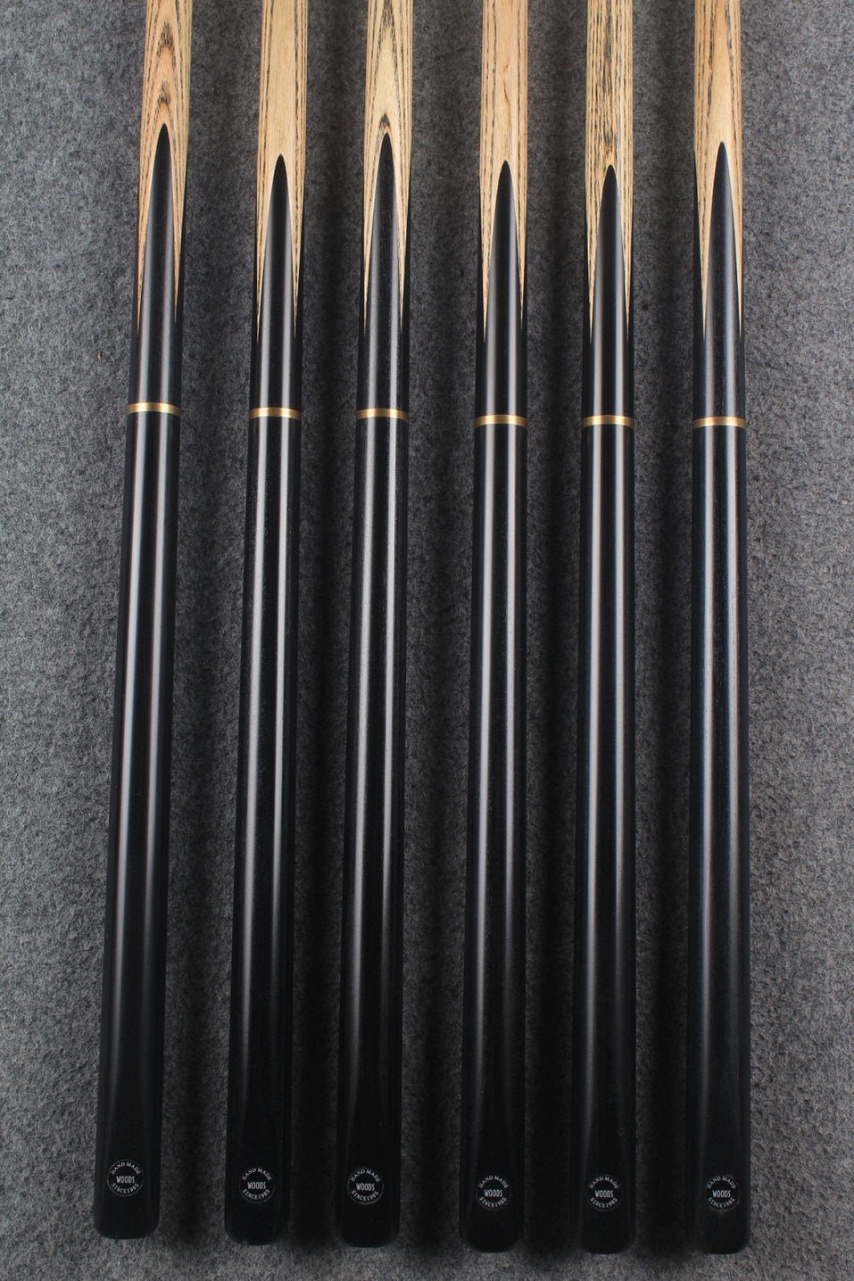 3/4 ash 55'' english pool cue  #6376 - #6381