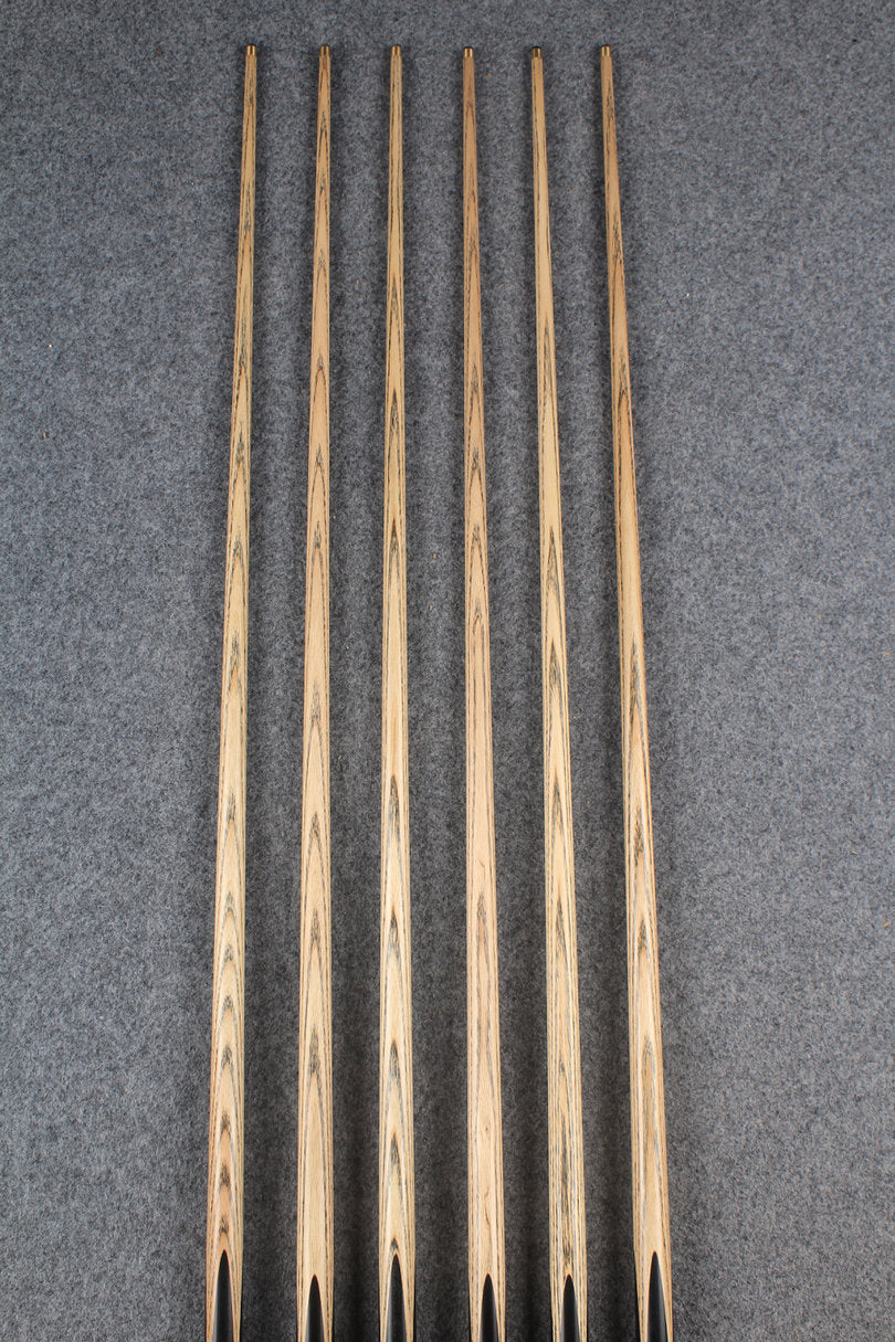 3/4 ash 55'' english pool cue  #6376 - #6381