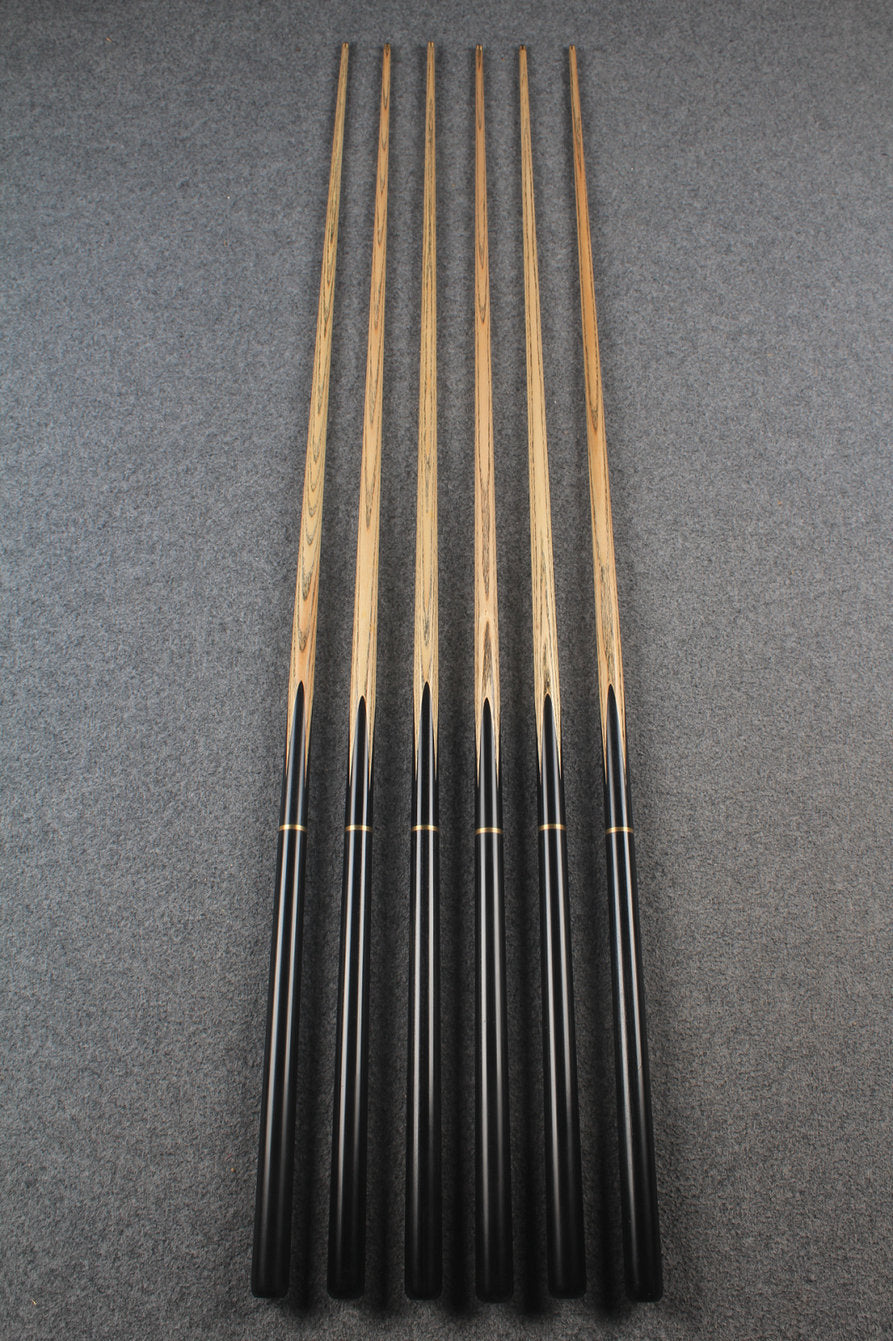 3/4 ash 55'' english pool cue  #6376 - #6381