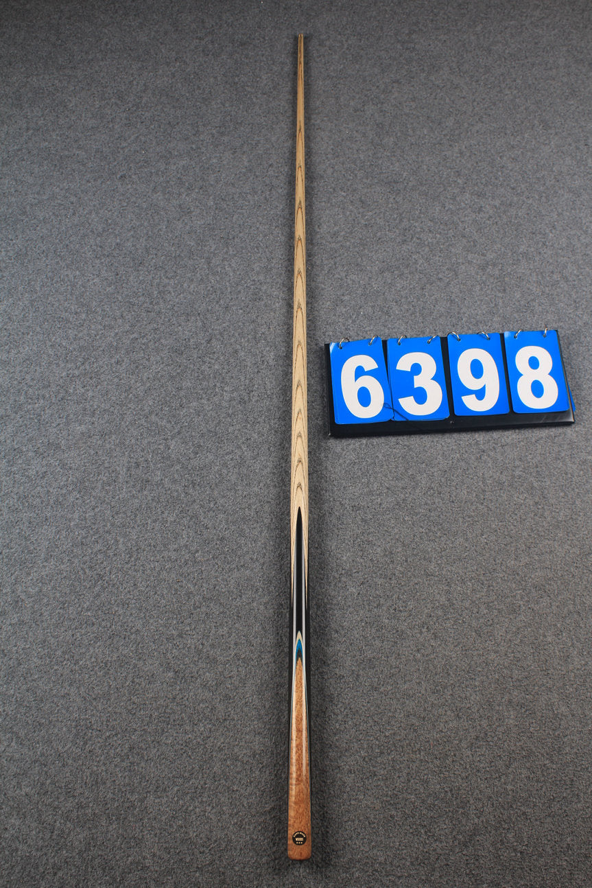 ★★★  1 piece ash snooker cue birdeye maple # 6398 WOODS CUES