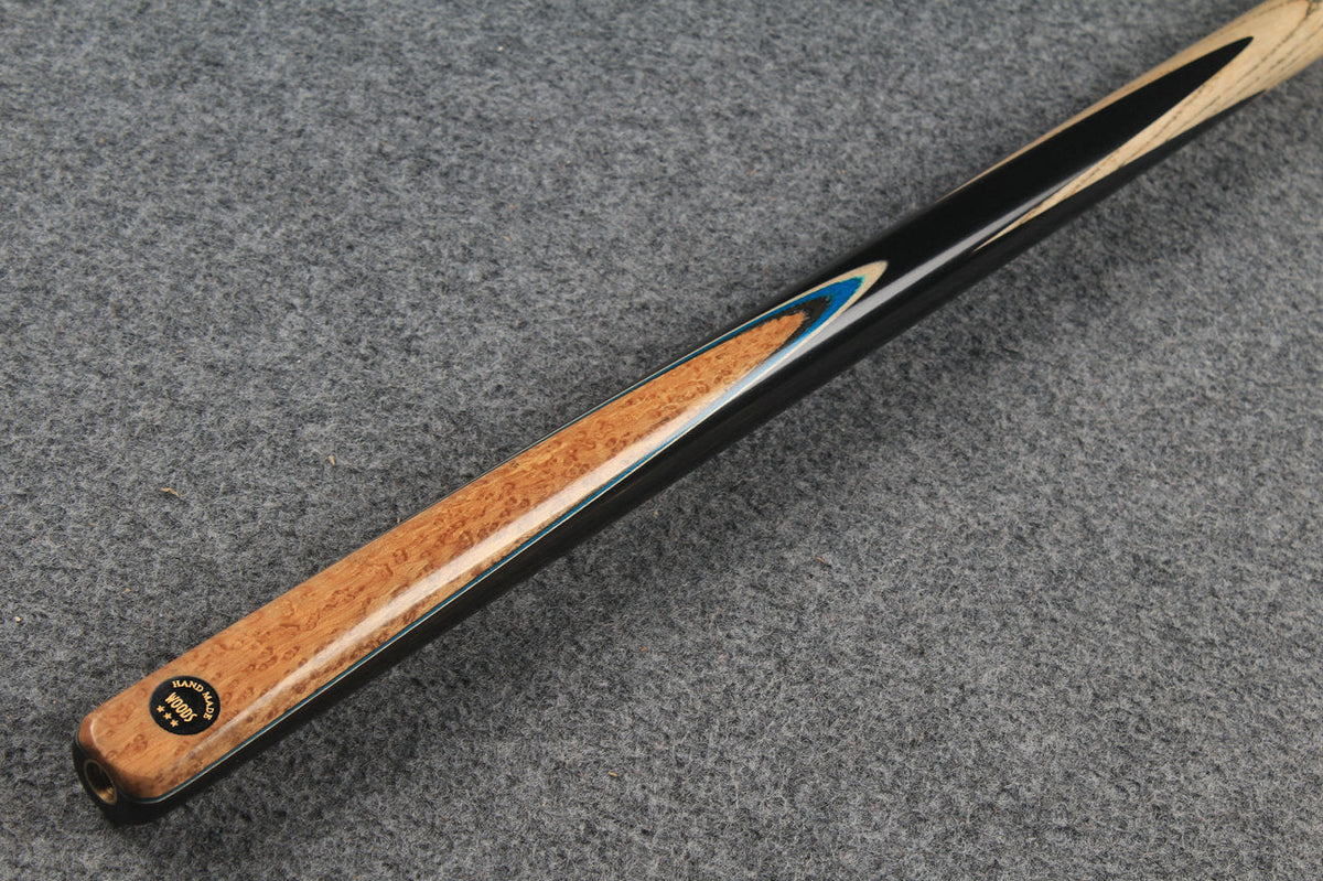 ★★★  1 piece ash snooker cue birdeye maple # 6398 WOODS CUES