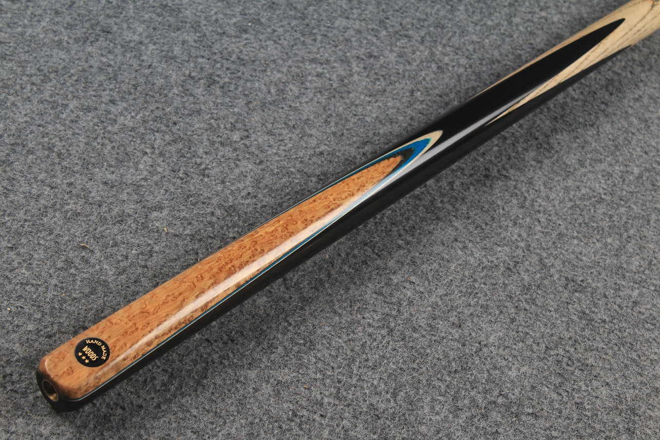 ★★★  1 piece ash snooker cue birdeye maple # 6398 WOODS CUES