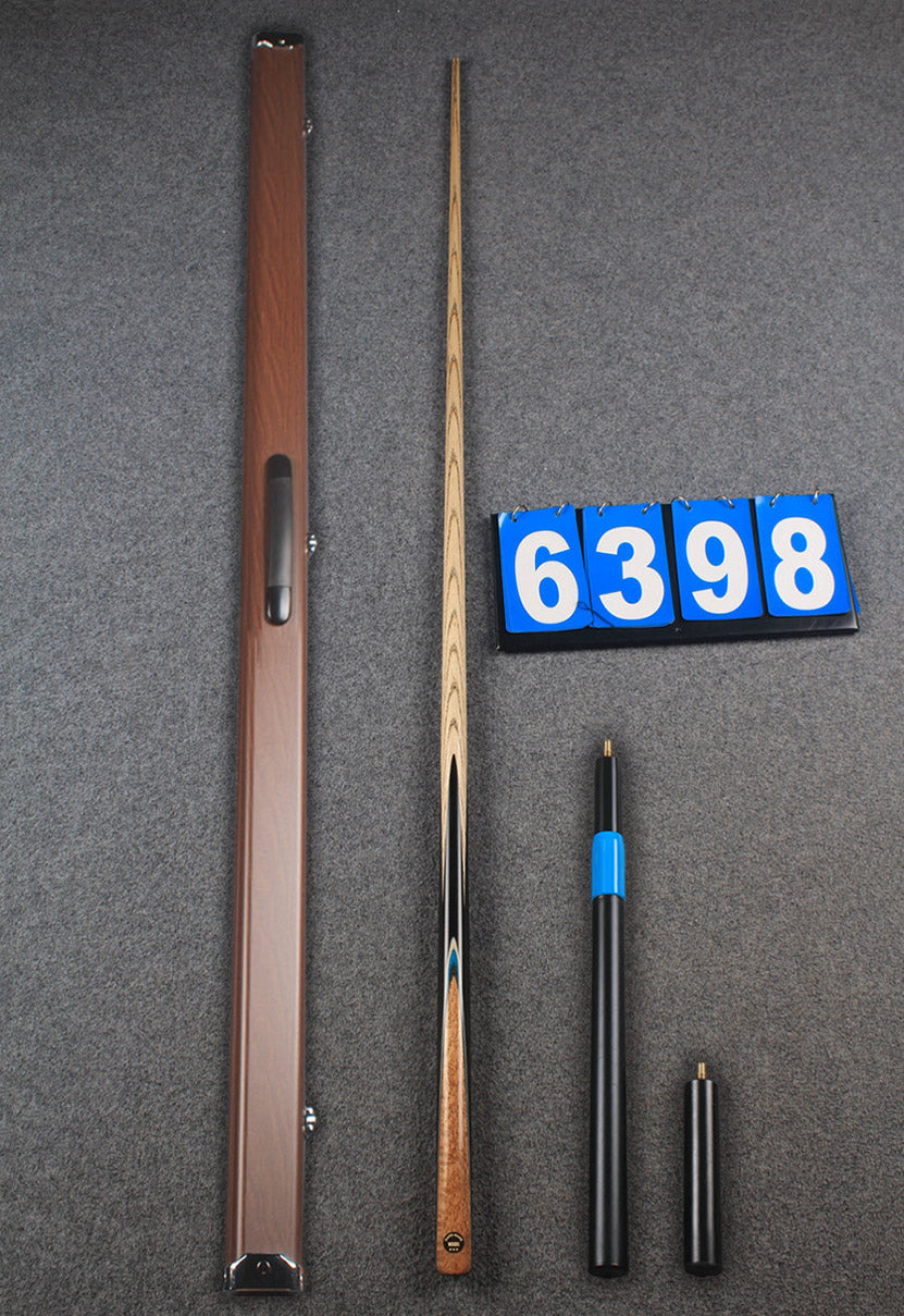★★★  1 piece ash snooker cue birdeye maple # 6398 WOODS CUES