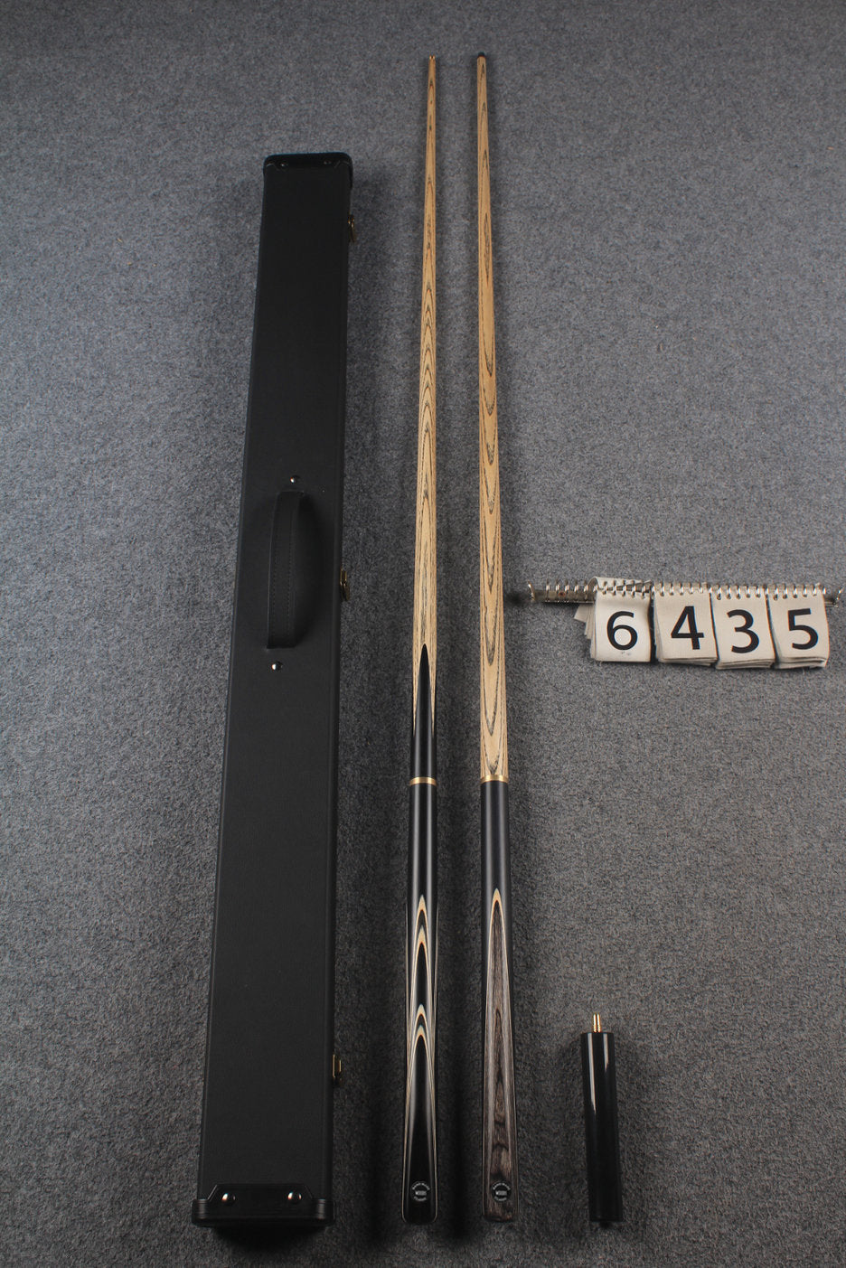 3/4 ASH 8 ball cue + break cue + case # 6435