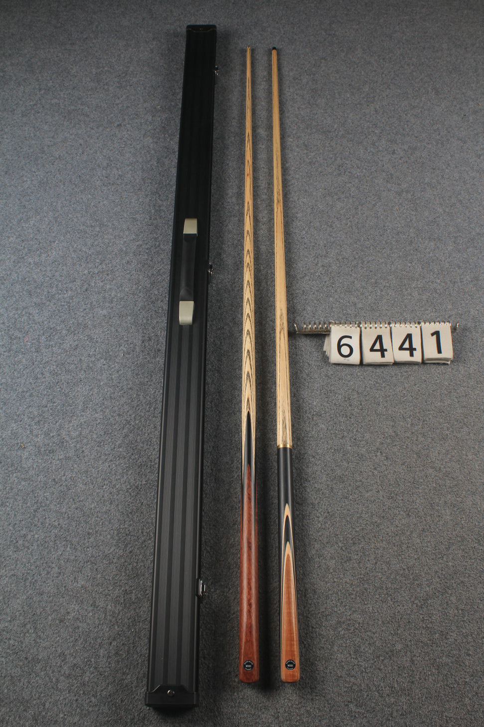 1 piece ASH english pool cue + break cue + case # 6441