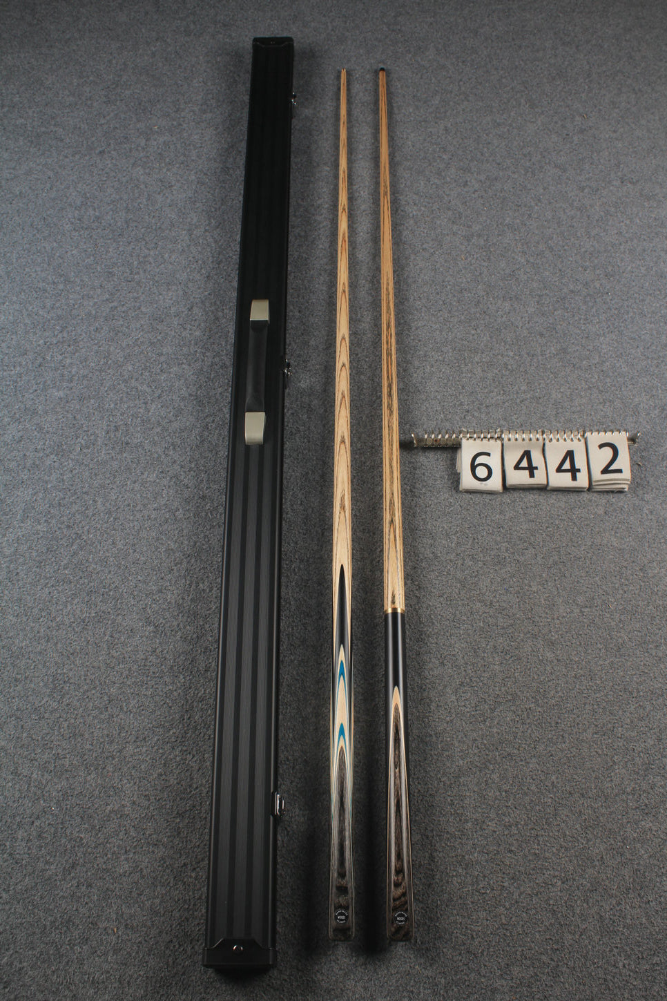 1 piece ASH english pool cue + break cue + case # 6442