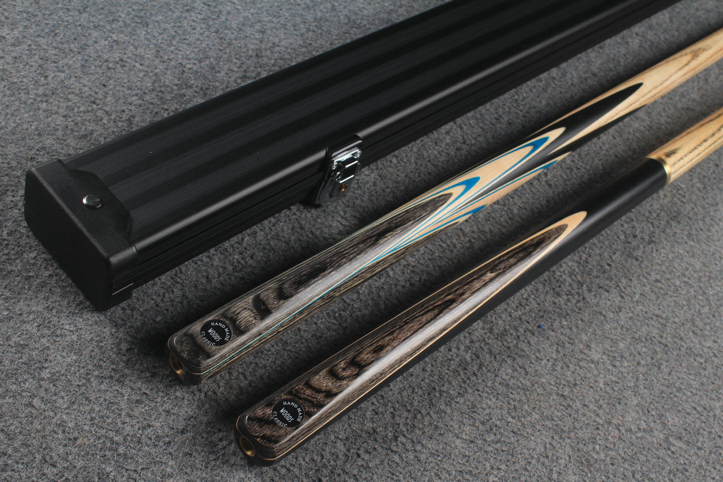 1 piece ASH english pool cue + break cue + case # 6442
