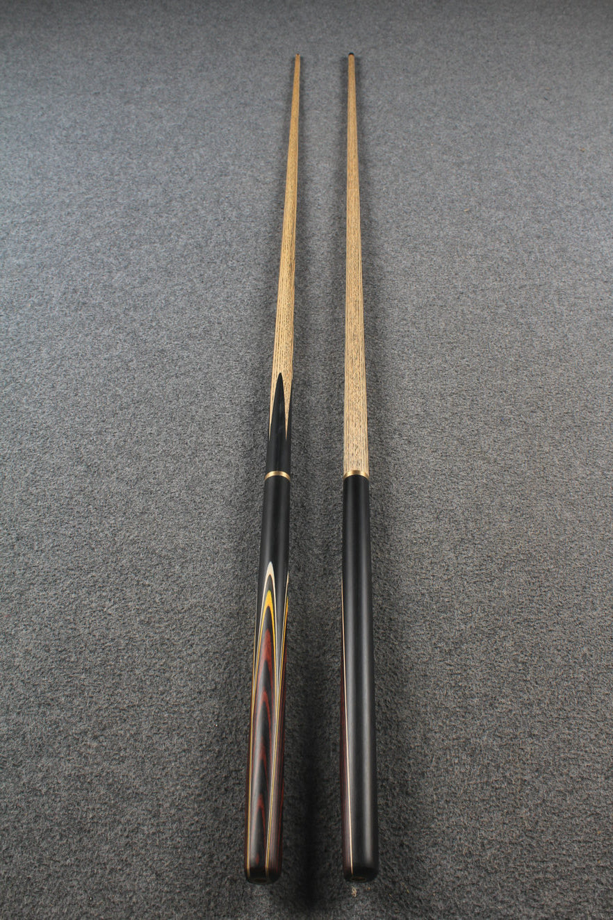 3/4 ASH english pool cue + break cue + case # 6445