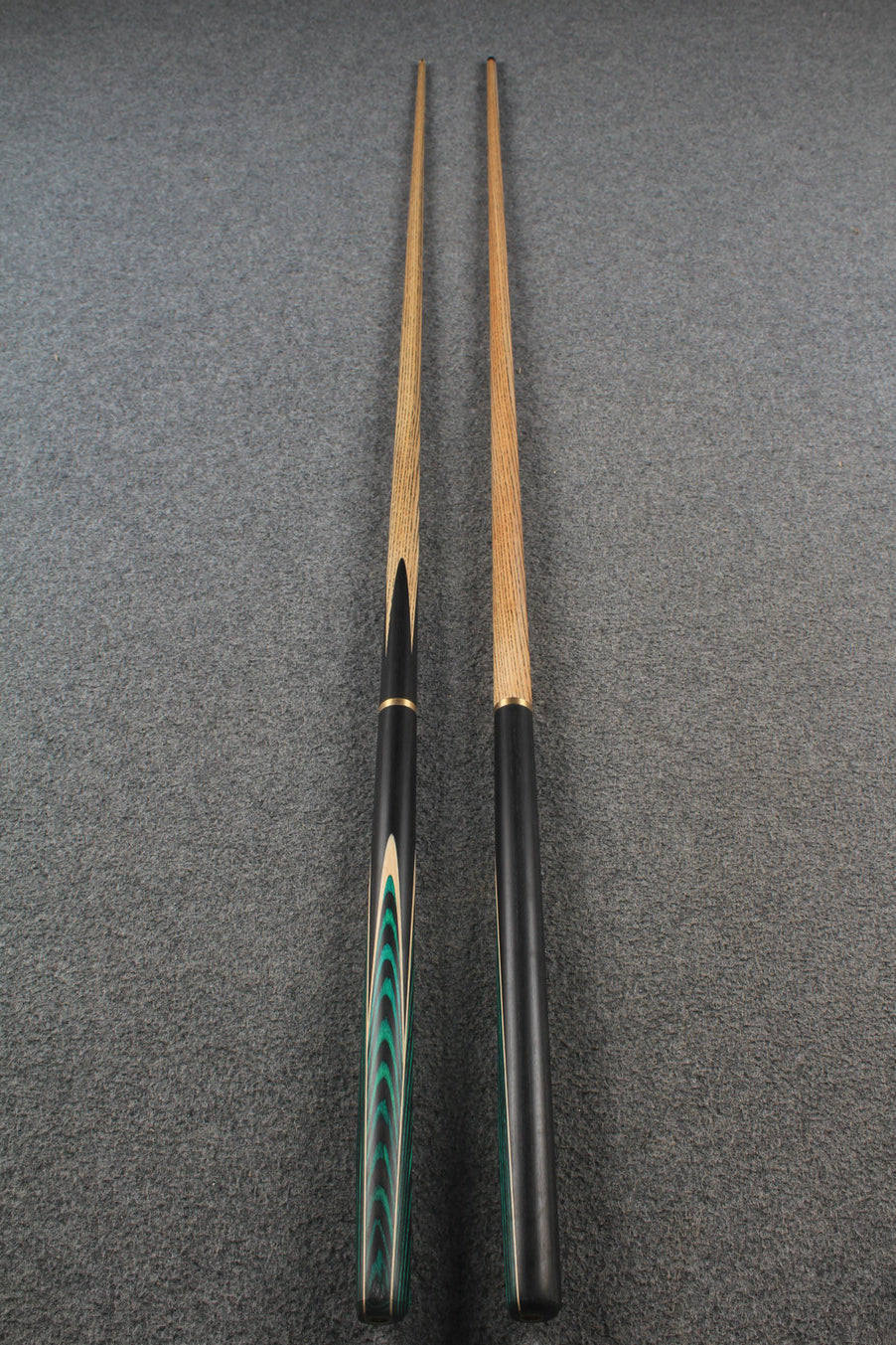 3/4 ASH english pool cue + break cue + case # 6455