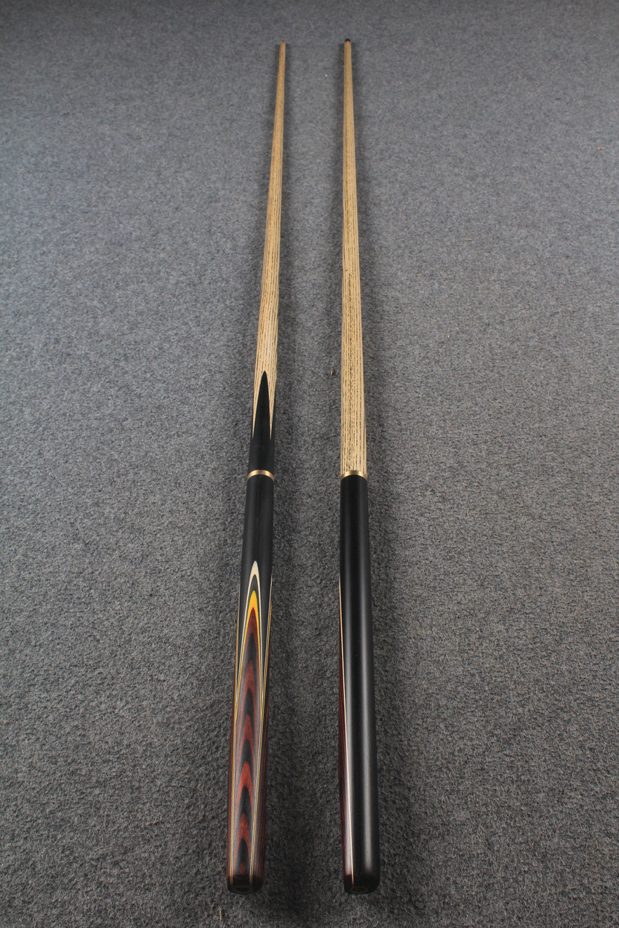 3/4 ASH english pool cue + break cue + case # 6457