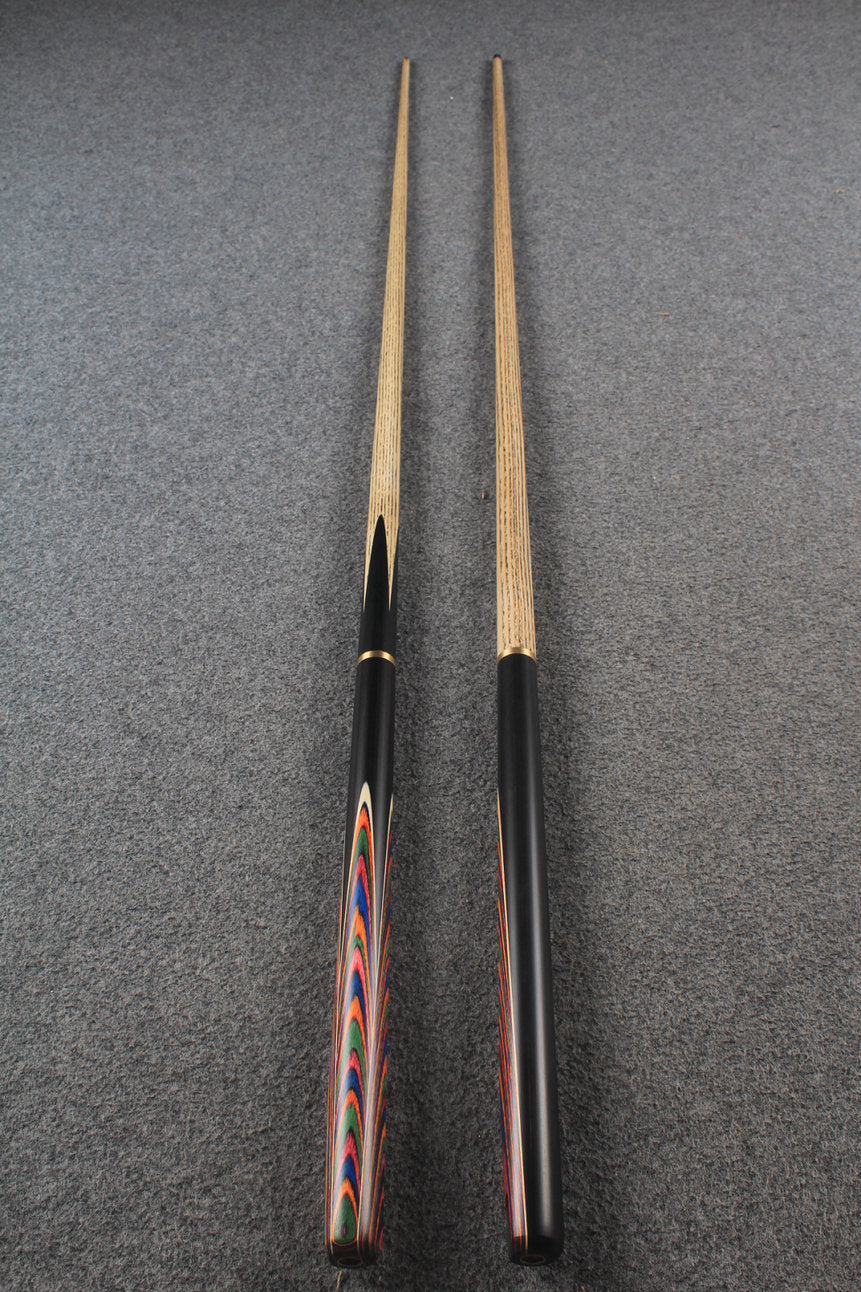 3/4 ASH english pool cue + break cue + case # 6458