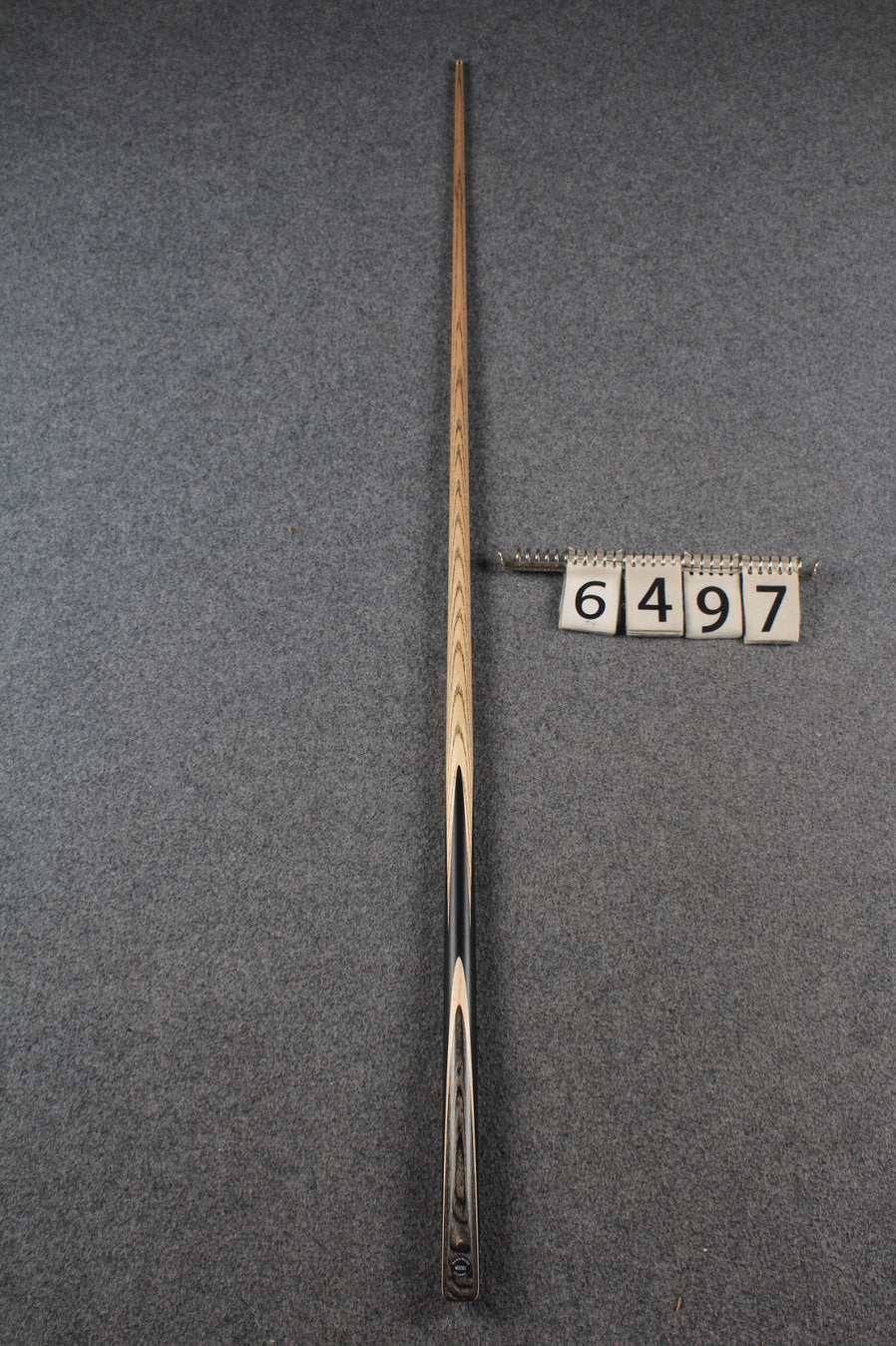 1 piece ash snooker cue # 6497 WOODS CUES