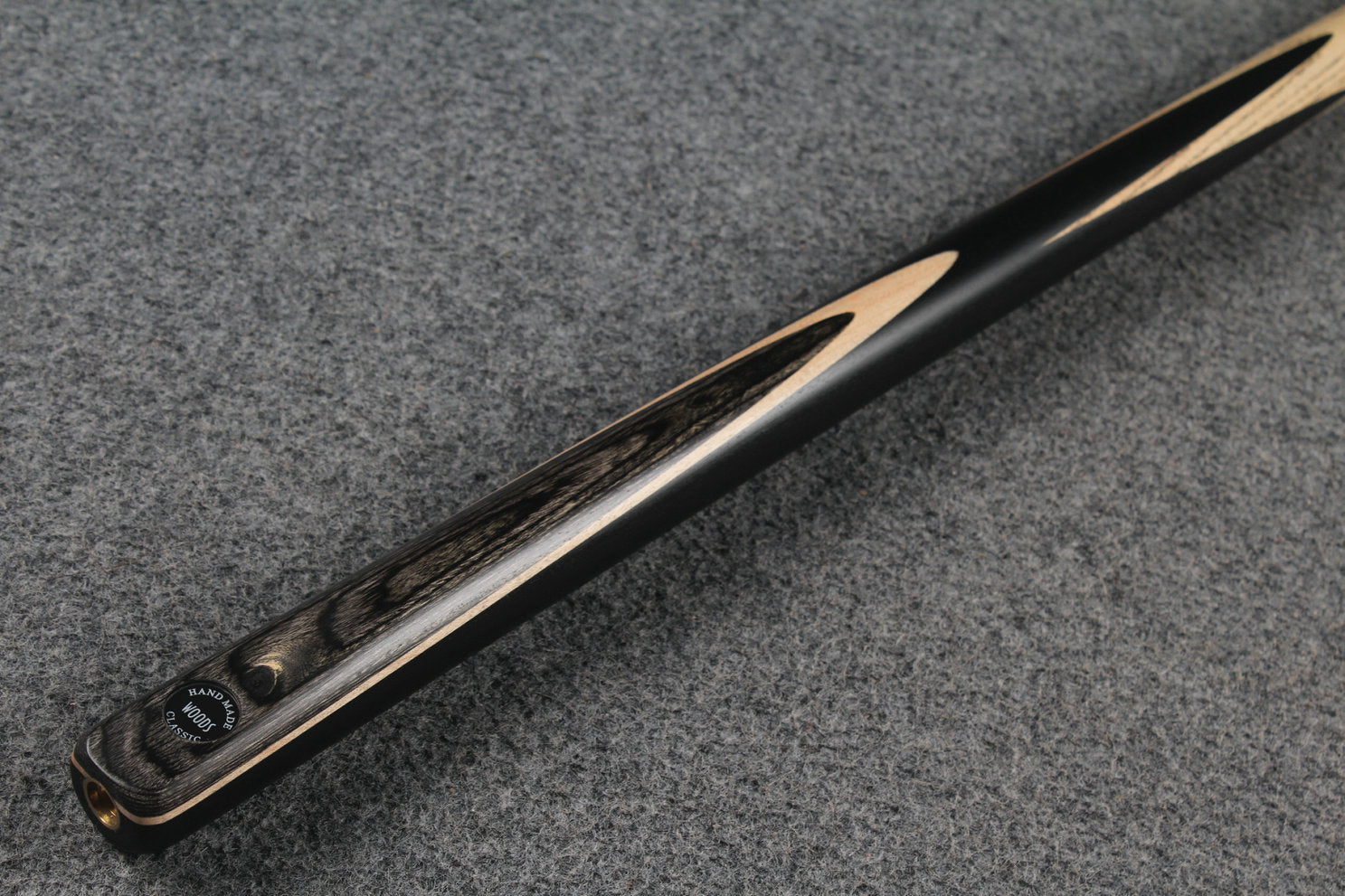 1 piece ash snooker cue # 6497 WOODS CUES