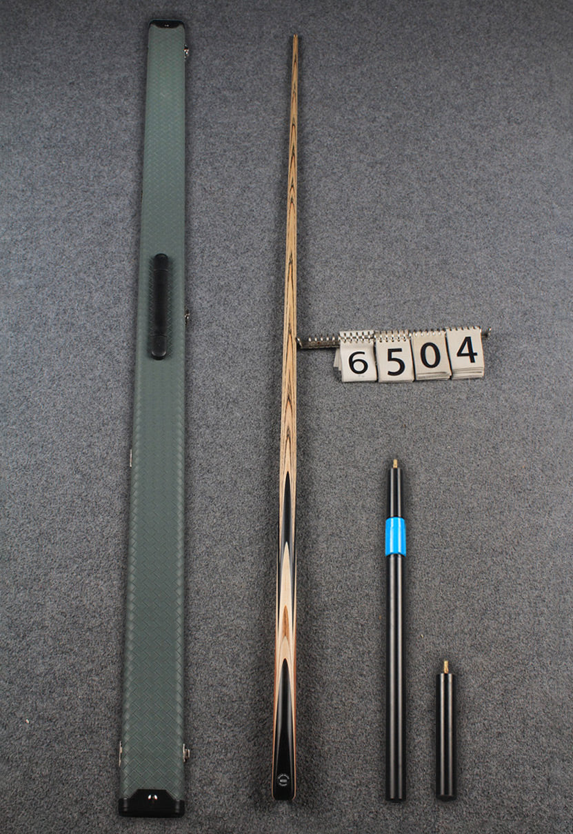 1 piece ash snooker cue # 6504 WOODS CUES